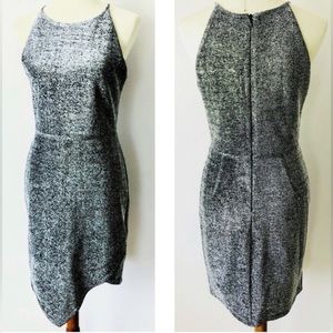 Topshop Metallic Cocktail Dress